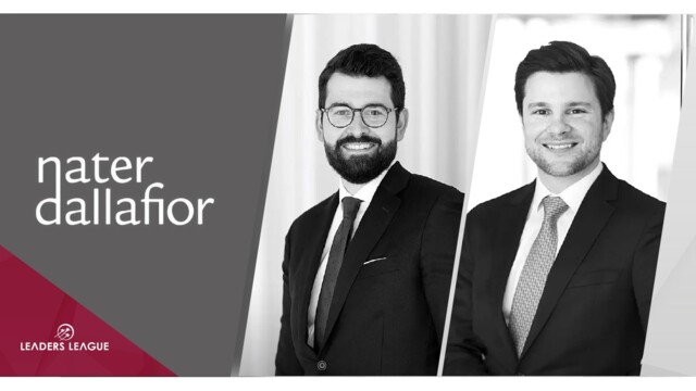 Swiss law firm Nater Dallafior expands its arbitration practice